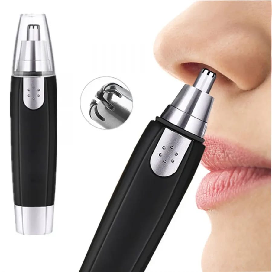 Black Electric Nose Hair Trimmer For Men And Women