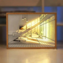 Load image into Gallery viewer, 3D LED Painting Wooden Frame
