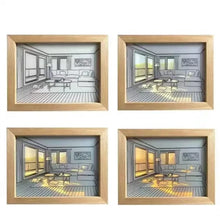 Load image into Gallery viewer, 3D LED Painting Wooden Frame
